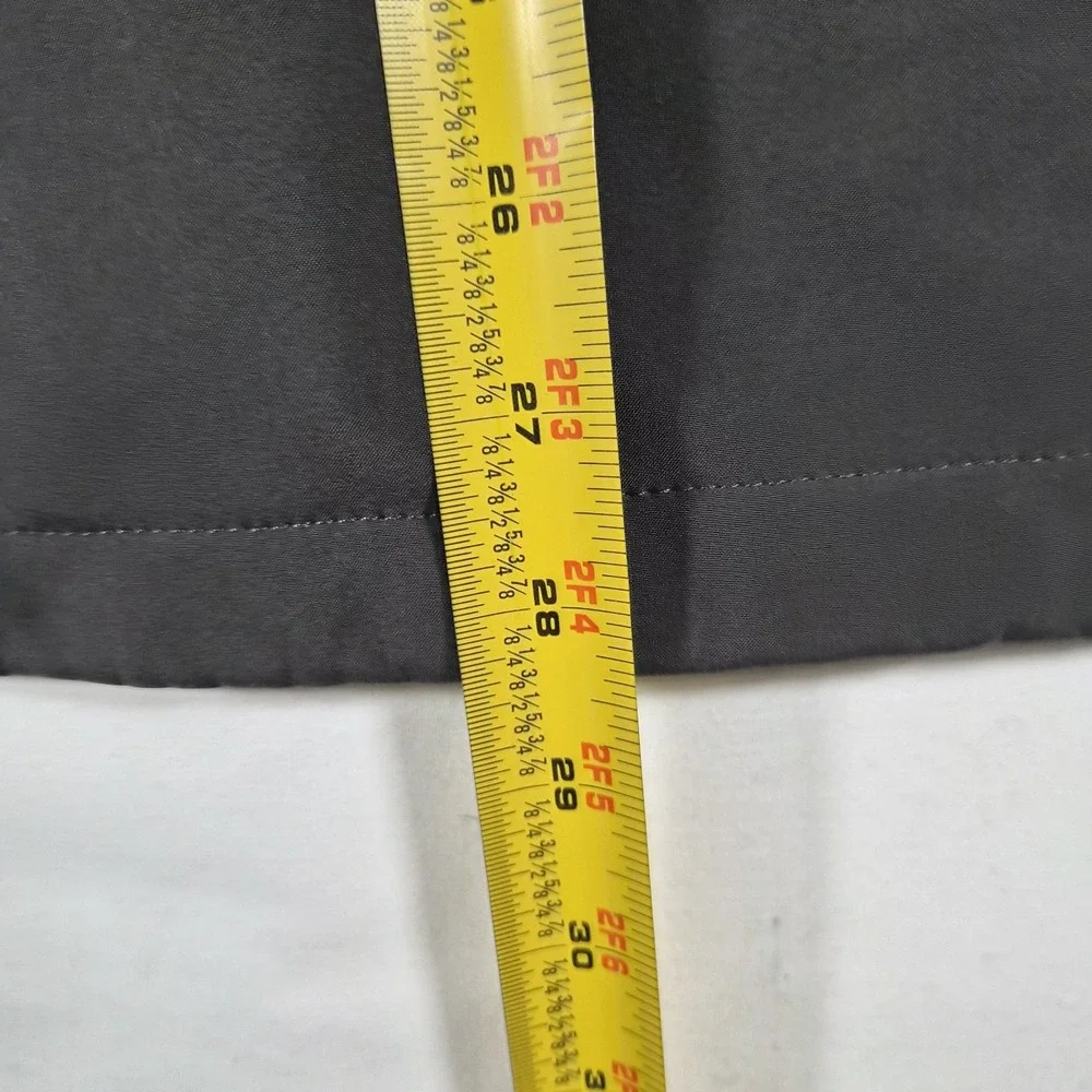 The North Face Men's XL Apex Softshell Jacket Black Gray Full Zip Fleece Lined